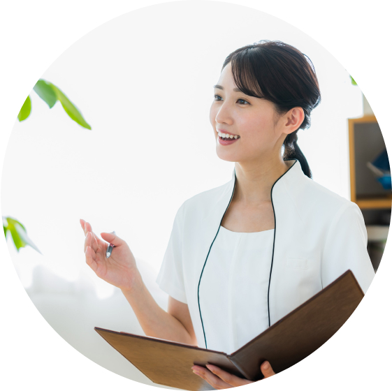 エステティシャンが診断 画像